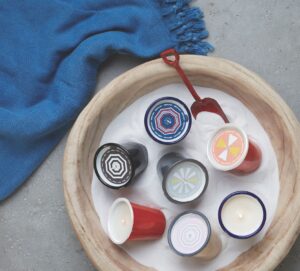 Mer-Sea bucket of candles