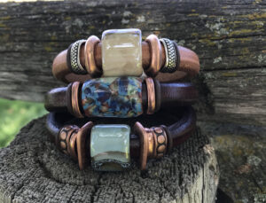 Leather Bracelet Collection from Montana Leather Designs