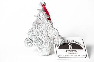 Morgan House of Pewter's Seashell Tree Ornament