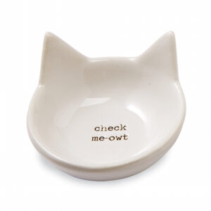 Check me-owt trinket dish from Mud Pie