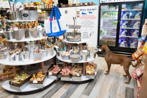 The Nautical Dog treat display