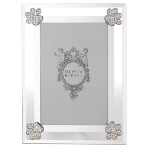 Paw Print 4x6 Photo Frame from Olivia Riegel
