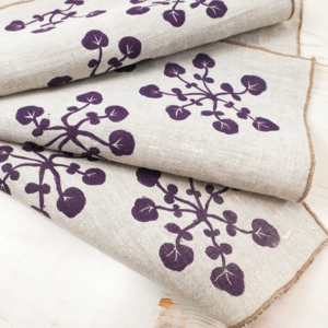 Seedling Linen Napkins from Papillon Press