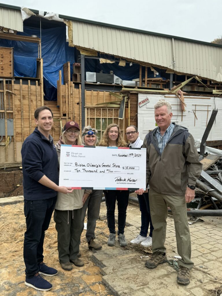 Heart on Main Street supports retailers impacted by Hurricane Helene