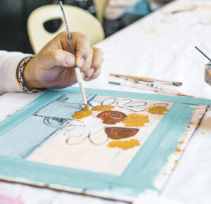 Art creation in progress