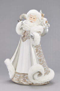 Santa with Champagne and Silver Elegant Details from Roman