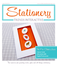 Stationery Trends Late Fall 2012