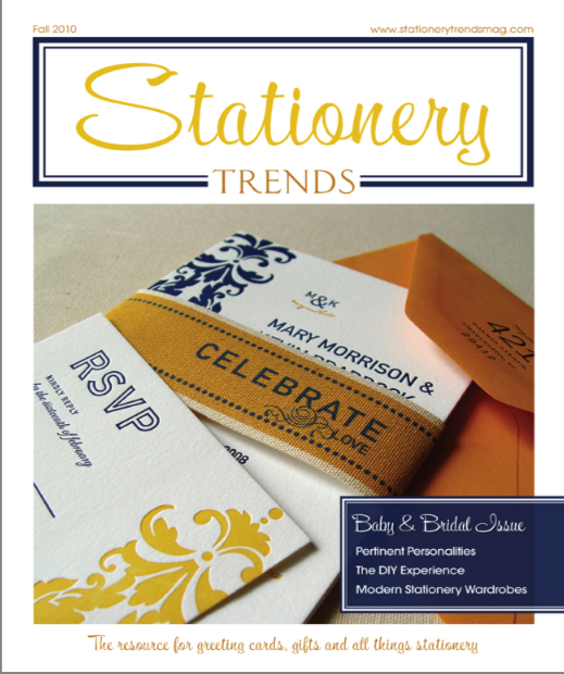 Stationery Trends Fall 2010