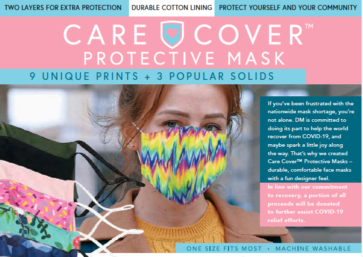 DM Merchandising launches Care Cover Collection of protective masks