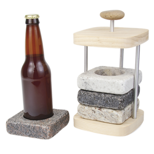 Sea Stones Bottle Chilling Coaster Set