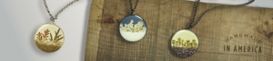 Shari Dixon Succulents pendant necklaces
