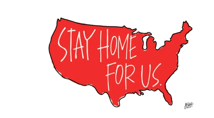Maine illustrator uses art to help flatten the curve