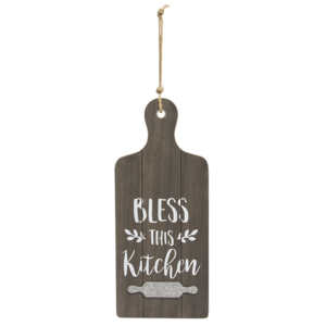 Bless This Kitchen Cutting Board Wall Hanger by The Hearthside Collection