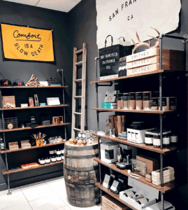 Utility Goods, Westfield location, merchandise display