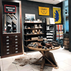 Utility Goods, Westfield location, merchandise display