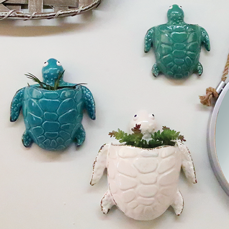 Sea Turtle Wall Vase