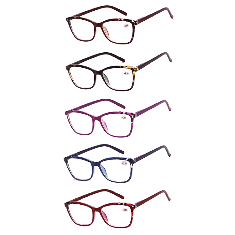 Blue Light Tortoise Square Frame Readers