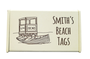 Customized Beach Tag Sign from P Graham Dunn