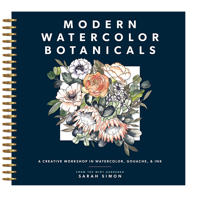 Modern Watercolor Botanicals