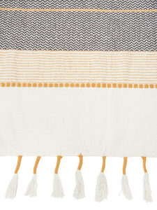 Sid Ochre Blanket from carol & frank