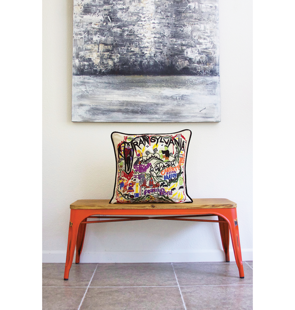 Transylvania Halloween Pillow