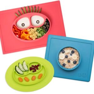 ezpz's silicone products prevent standard toddler messes from becoming a bigger mealtime mess