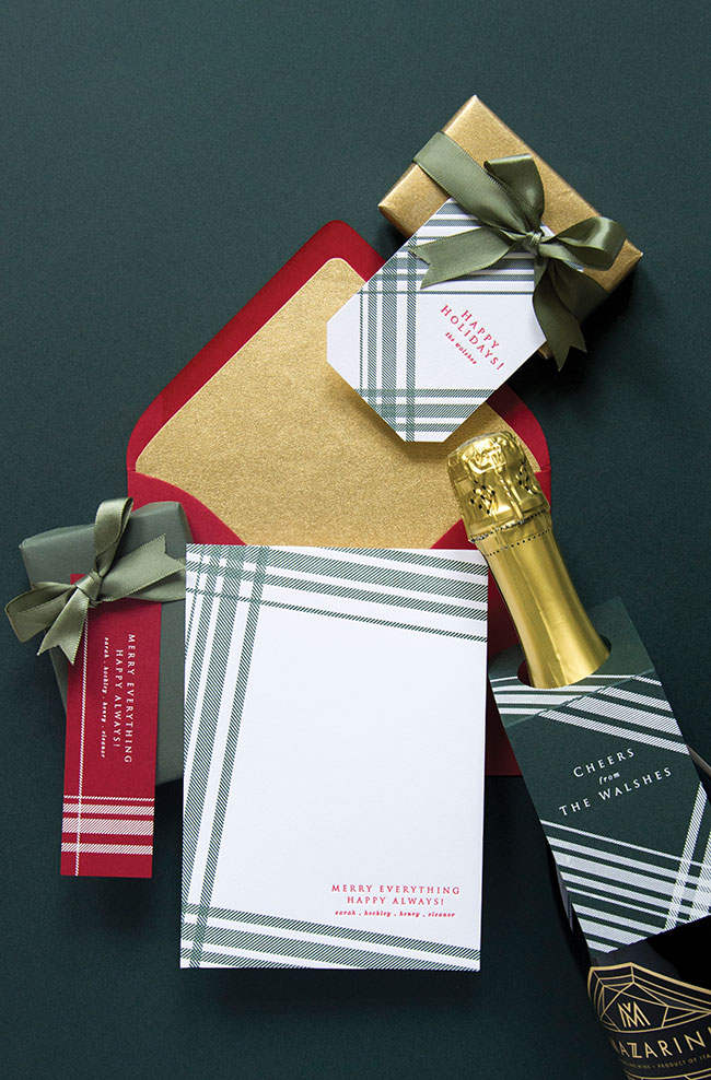 Personalized Gift Tags and Holiday Card