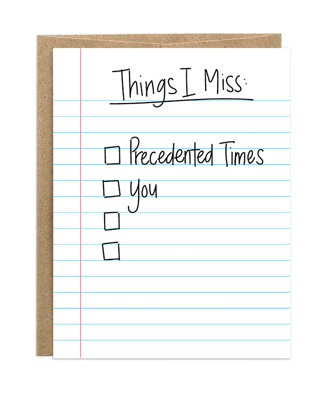Things I Miss Card
