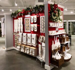 Mud Pie showroom display