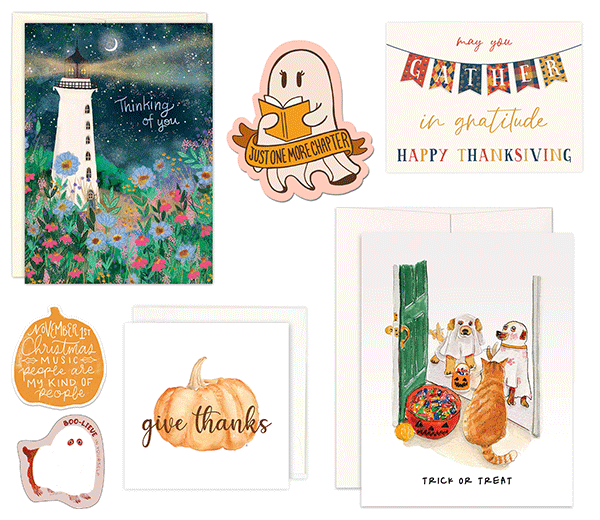 Editor’s Picks for Thinking of You Week, Falloween & Thanksgiving