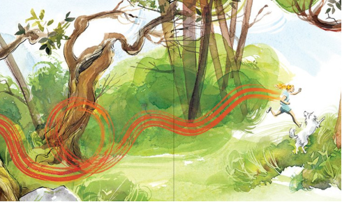 “The Girl Who Ran” illustrations featured in exhibit honoring the Boston Marathon