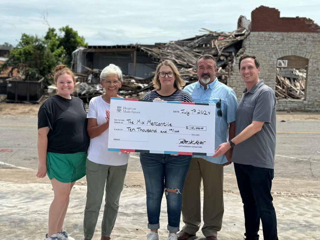 Heart on Main Street helps rebuild The Mix Mercantile