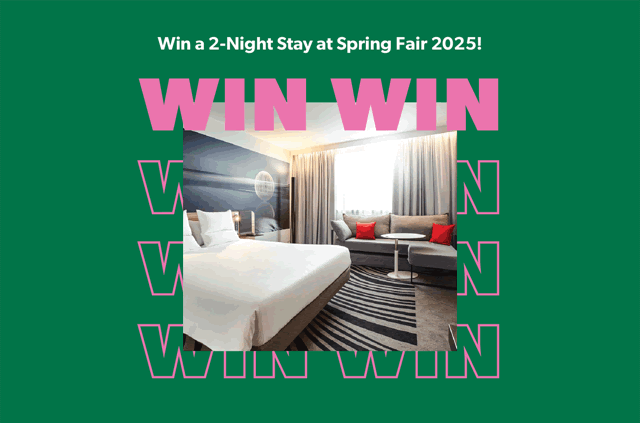 Win a 2-night stay at Spring Fair